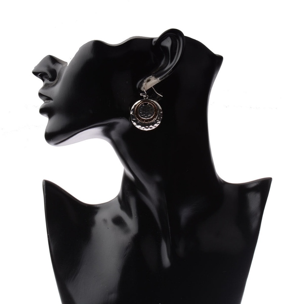 Round Boho Style Earrings - Picture 6 of 6
